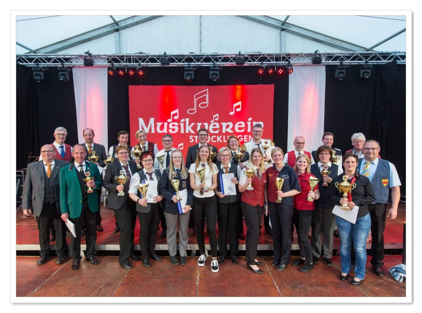 Siegerfoto Kreismusikfest 2019 in Strücklingen