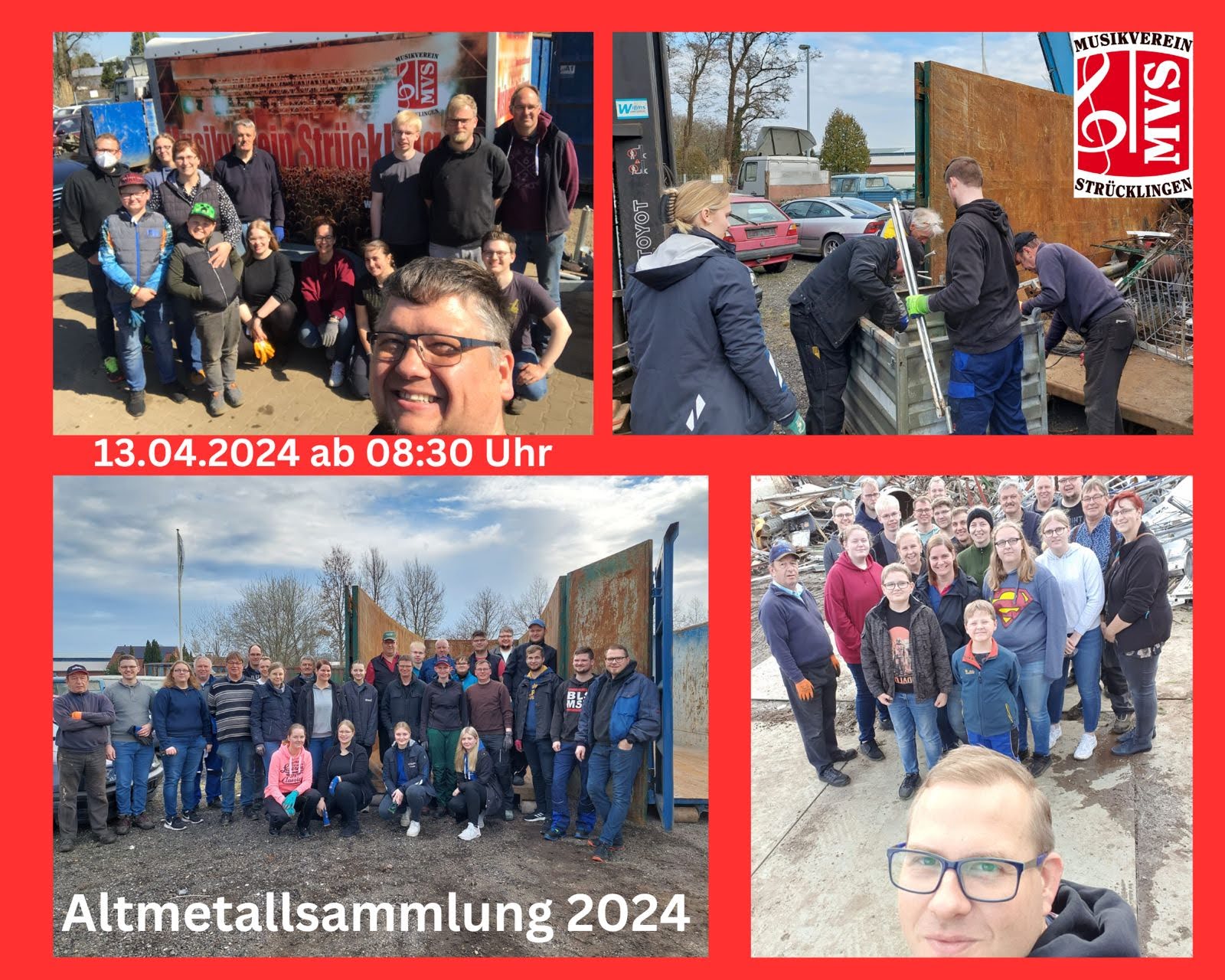 Altmetallsammelaktion 2024